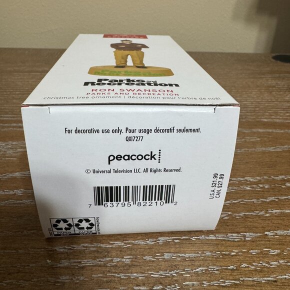 Hallmark Keepsake Christmas Ornament Ron Swanson Parks And Recreation 2023 New - Picture 4 of 4